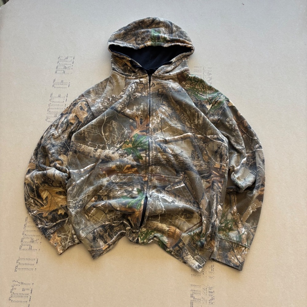 Y2K Realtree Camo Zip Hoodie